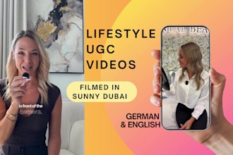 create authentic lifestyle ugc videos in dubai