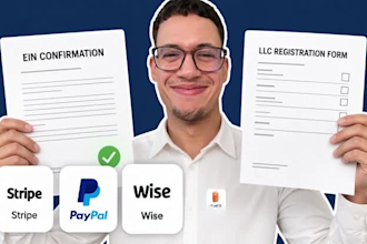 form your US llc and ein for non residents with stripe setup