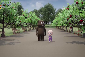 create 3d kids animation and nursery rhyme videos