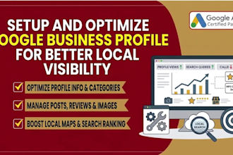 setup and optimize google business profile for better local visibility
