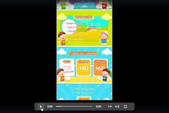 create animated intro and outro for kids youtube channel