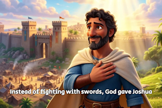 create ai animated christian bible stories bible history story for church