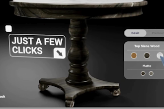 design 3d glb, gltf  usdz models for shopify, amazon and ar products