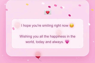 create birthday surprise webpage animated HTML