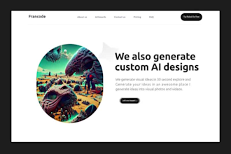 build an ai website, ai web app, ai saas platform or ai chatbot