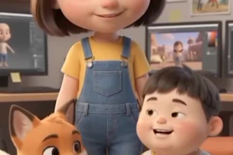 create 3d ai animated character video for reels and tiktok