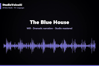 narrate your audiobook chapter with natural ai voice any language