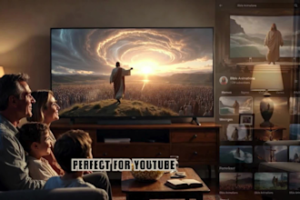do 3d ai bible story, bible animation, christian videos, bible stories animation