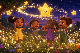 create colorful 3d nursery rhymes 3d romantic proposal video ai storytelling