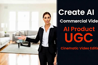 create realistic ai commercial product video ads creator create ai ugc video,