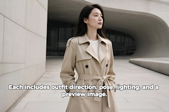 write luxury ai fashion prompts