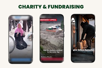 edit emotional charity reels or donation videos
