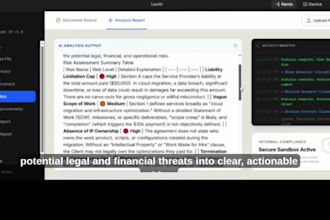 develop a legal ai agent to analyze case files and contracts