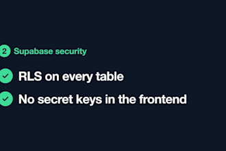 fix your lovable app bugs, secure your supabase and deploy it live