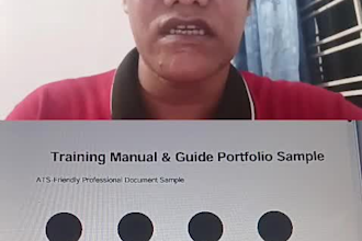 create training manuals and guides