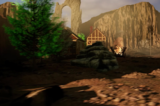 create cinematic unreal engine environments for games