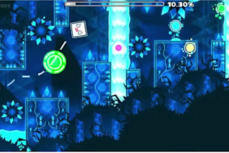 do geometry dash level layout thumbnail texture pack gameplay modern decor