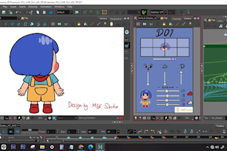 rig your kids 2d character very smoothly in toon boom