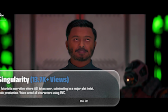 create 3d metahuman mocap animated shortfilm for you