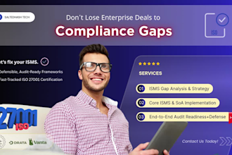 provide complete iso 27001 compliance readiness and internal audits