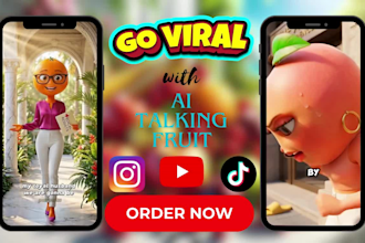 create ai fruit talking video, talking appliance ai funny object brainrot video