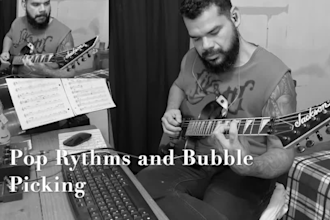 tracking your rhythm guitars, in good quality for your song