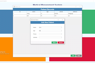 build desktop or web crud applications using java and mysql