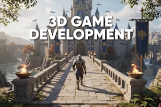 design and develop 2d 3d games html5 javascript mobile game unity unreal engin