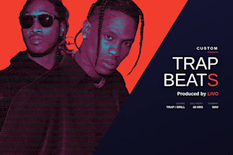 produce a professional exclusive custom trap beat