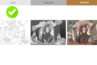 draw artistic book illustration