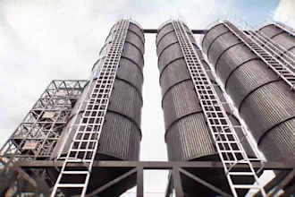 animate 3d mineral processing plant walkthrough, 3d industrial animation