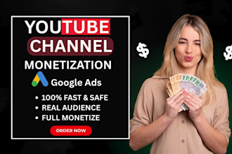 complete youtube channel monetization promotion