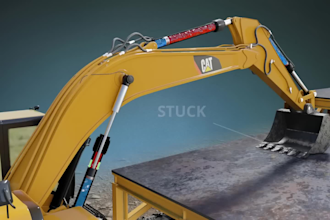 create a 3d asrs automated warehouse and micro fulfilment animation