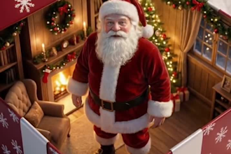 design merry christmas greeting cards or invitation card and christmas video