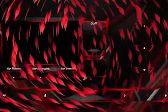 do custom twitch overlay animated stream overlay kick anime overlay for streamer