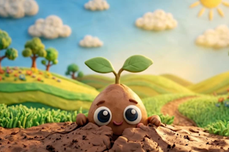 create 2d ai claymation animated story videos for youtube and kids