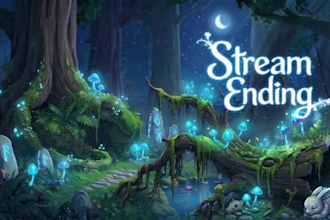 design high quality anime animated vtuber stream overlay twitch for youtube