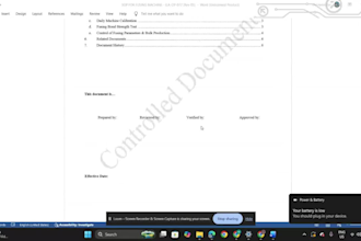 write iso compliant sops, documents and policies