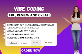 vibe coding website, lovable ai, replit ai, base44, cursor web app, fix bugs