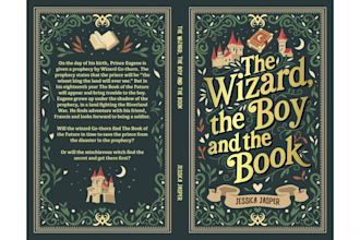 create whimsical fairytale illustrations for book cover