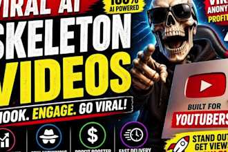 create engaging ai skeleton storytelling videos for your faceless channel