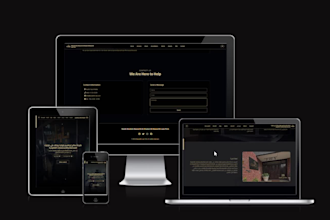build a responsive landing page with HTML CSS tailwind or angular