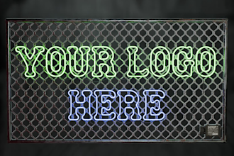 convert your logo to 3d and render it with a cinematic style