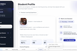 design a modern responsive website UI
