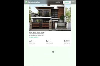 create a premium animated landing page with modern UI UX