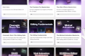 motion graphics and video editing