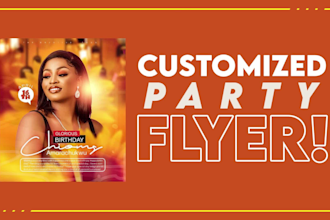 design a professional flyer or advertisement