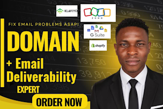 setup email deliverability dns records dmarc spf dkim gsuite zoho microsoft365