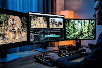 create wildlife animals documentary videos for you