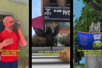create a 3d animation, model objects, in psx, ps2, n64 retro style